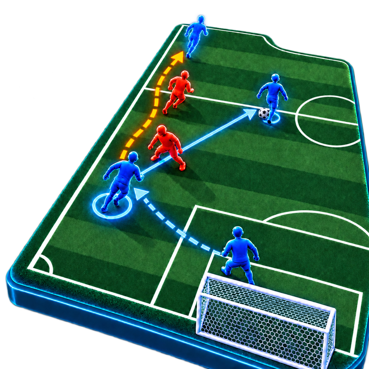 Play & Go full-back decision-training artwork
